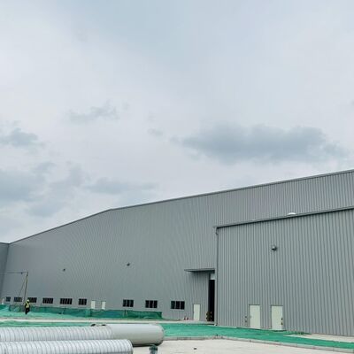 Sound Dampening Prefab Industrial Steel Structure Building Warehouse Shed Fabrication