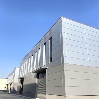 Wind Resistant Lightweight Steel Fabricated Building Warehouse Workshop 150 X 250