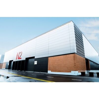 S275 Prefabricated 100x200 Steel Building Portal Frame Warehouse Custom