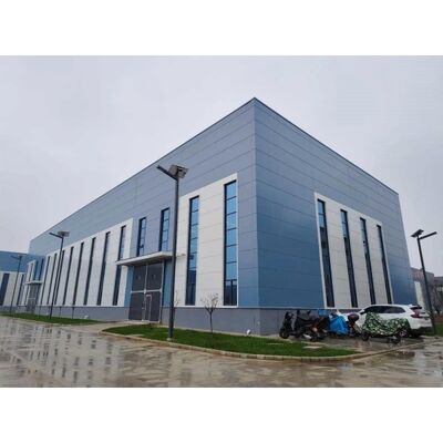 Prefab S235 S355 Steel Factory Building 2 Story Seismic Resistance