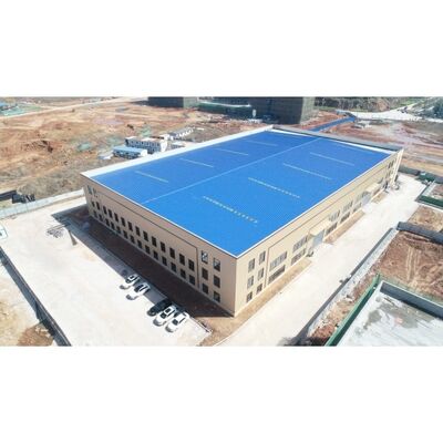 Portal Frame Prefabricated Steel Structures Modern Building Customised