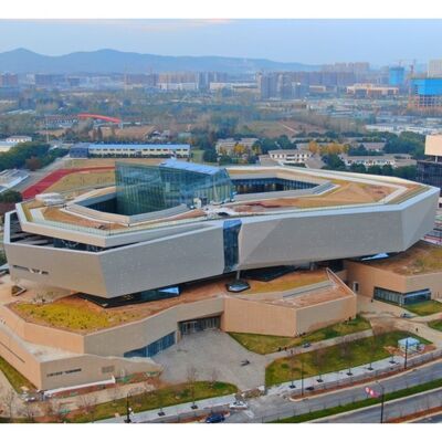 Temporary Commercial Public Steel Building S355JR Prefabricated Custom