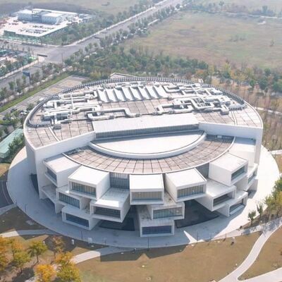 Anti Corrosion Prefabricated Commercial Steel Buildings Structure Exhibition Hall