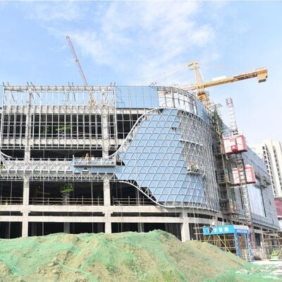 Seismic Proof Commercial Metal Retail Building Pre Engineered Custom