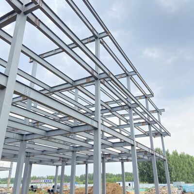 OEM Prefab Multi Story Steel Building Structural Data Center Fireproofing
